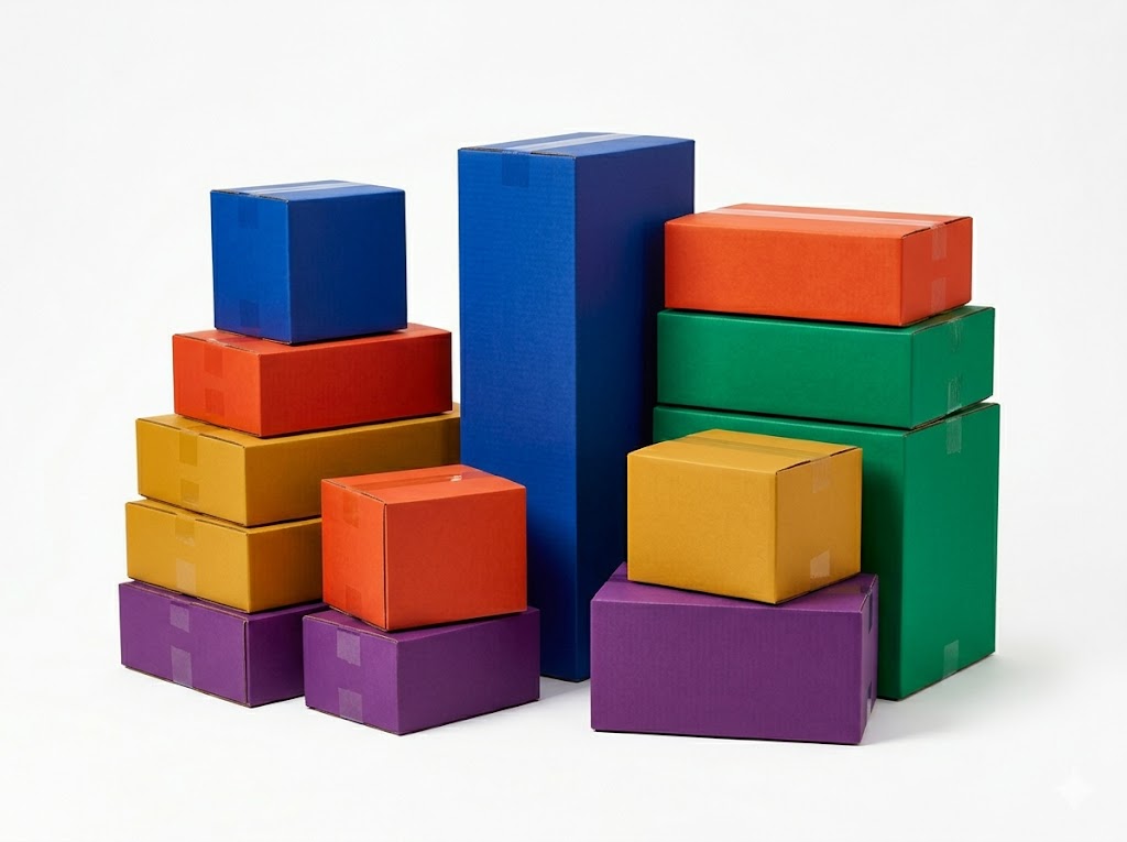 Custom colored boxes — WrapUp Packaging