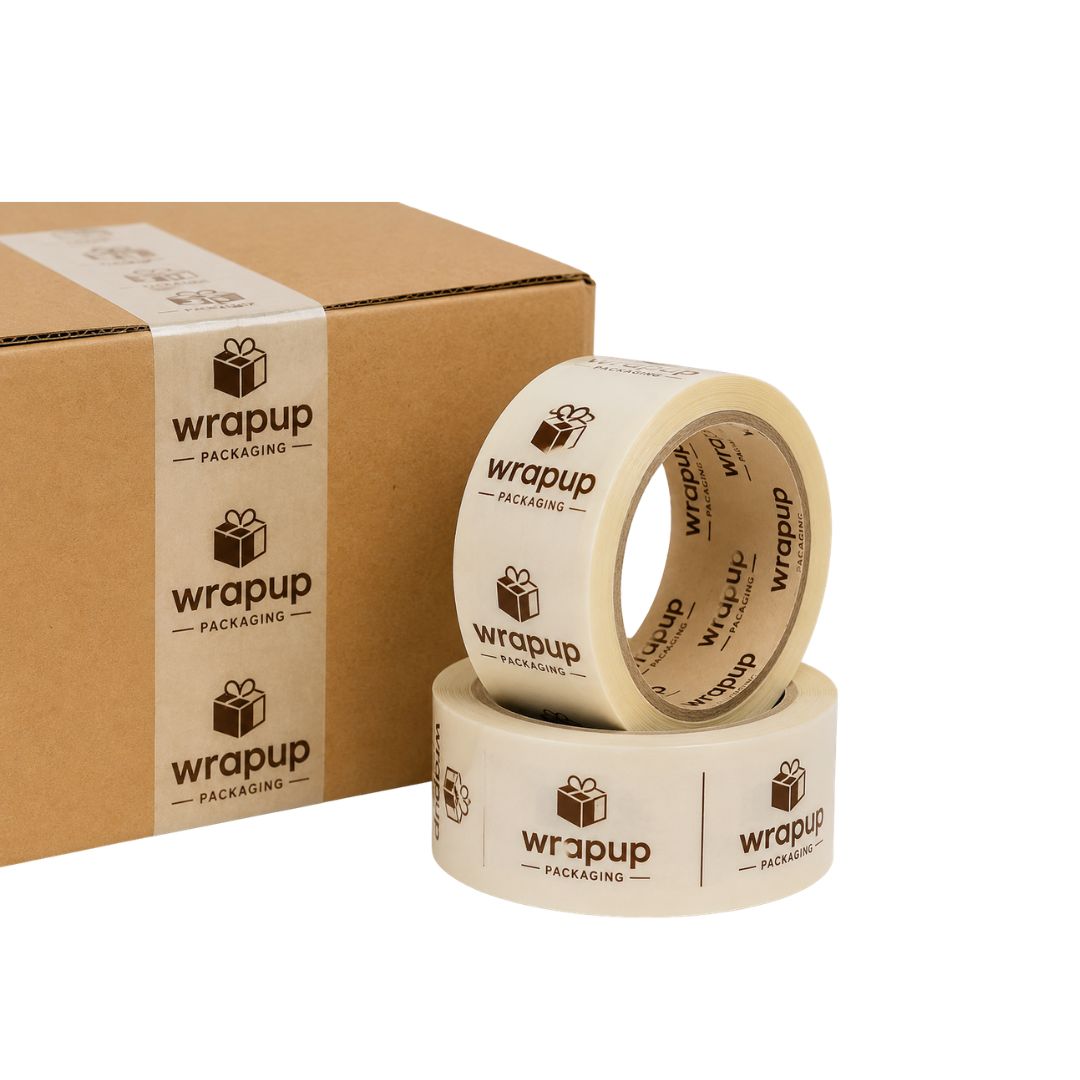 Custom printed branded packaging tape with logo