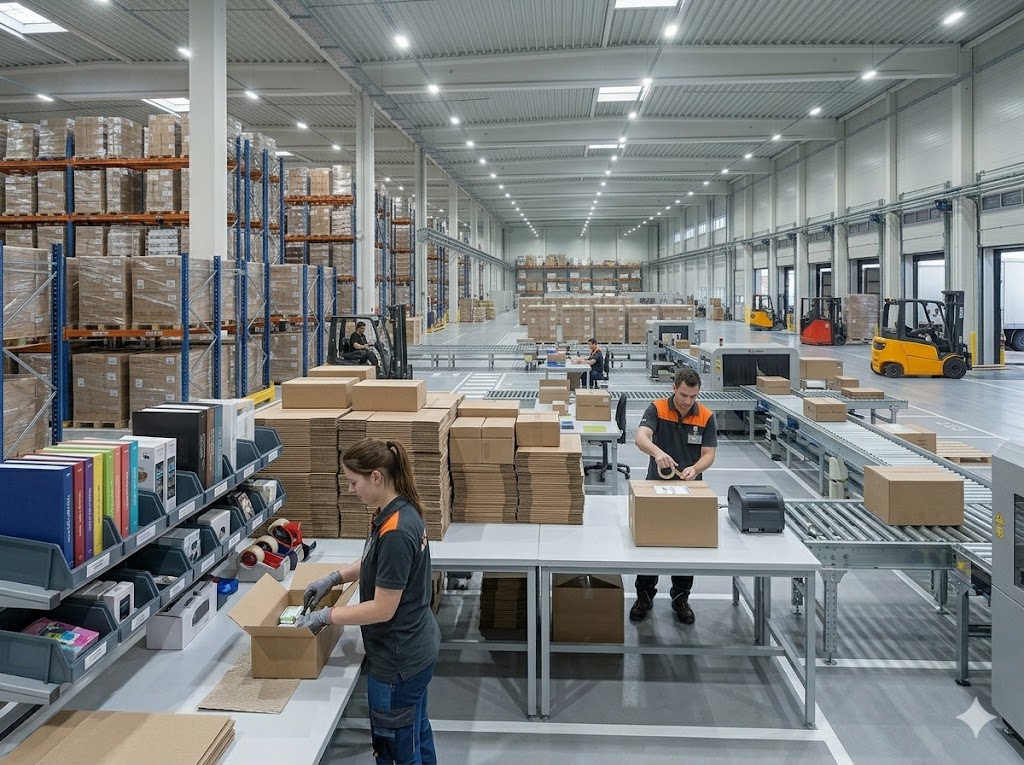 E-commerce packaging process — WrapUp Packaging