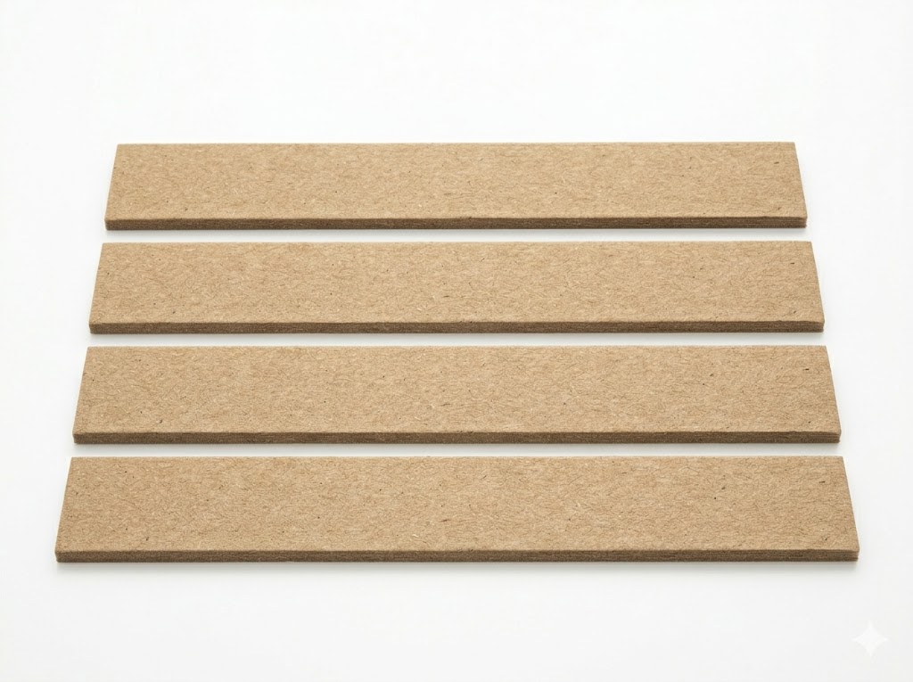 Flat paper edge protector for packaging protection