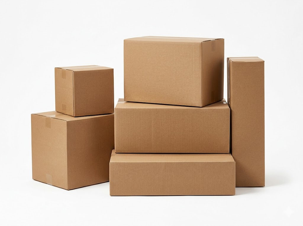 Plain corrugated shipping boxes — WrapUp Packaging