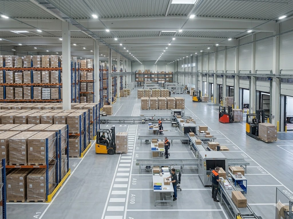 Warehouse distribution operations — WrapUp Packaging